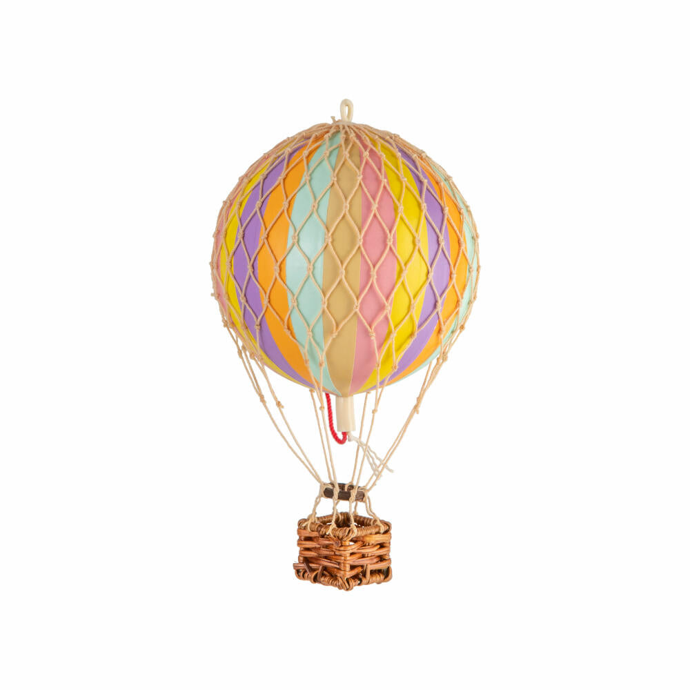 Authentic Models Hanging Decoration Floating in the Skies Rainbow Pastel, Balloon, Rattan, Paper, PP Plastic, AP160F