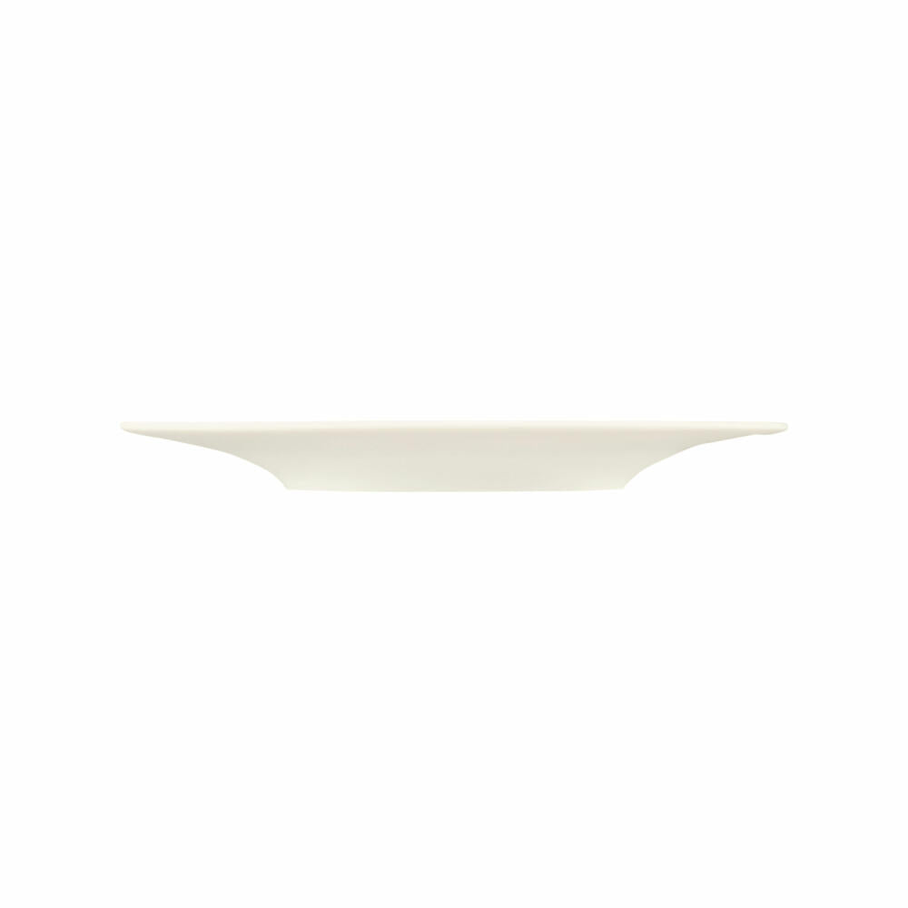 Seltmann Weiden Zoé Fine Diamond combination saucer, underplate, porcelain, plain, Ø 16.8 cm, 001.746272