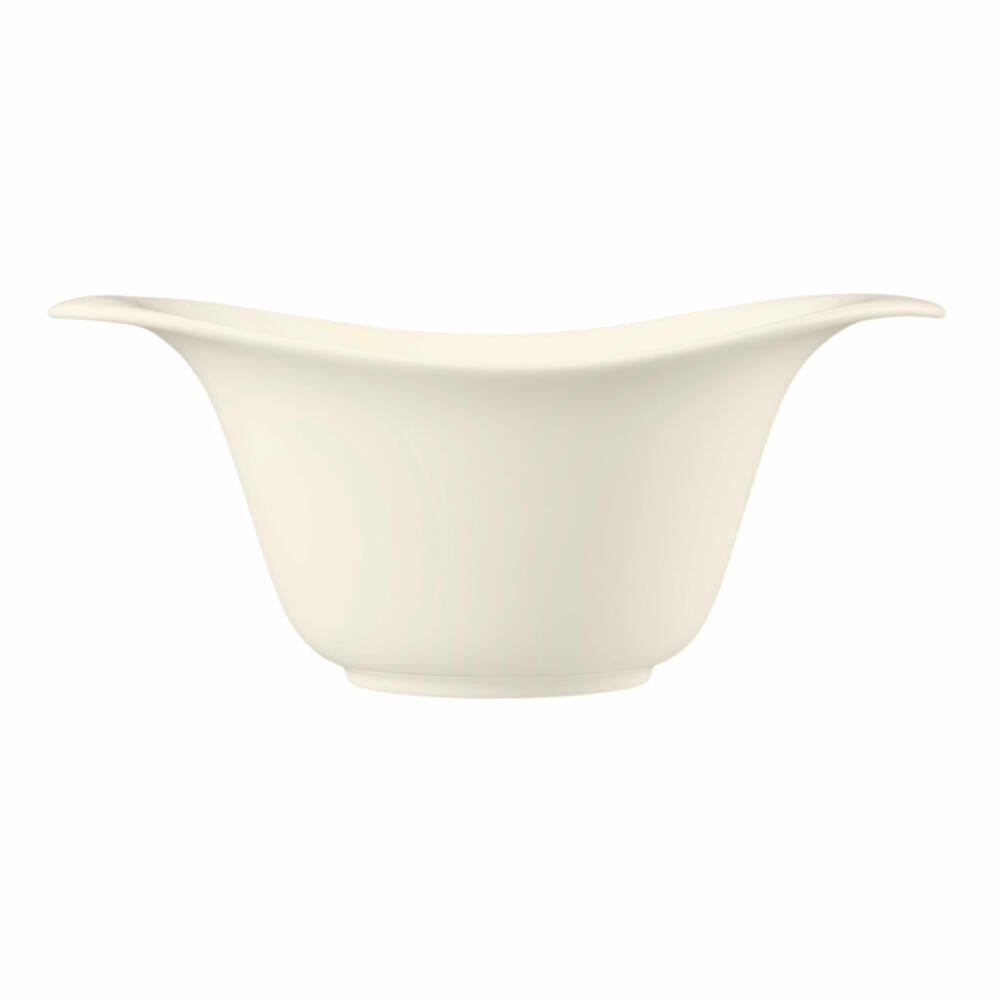 Seltmann Weiden Zoé Fine Diamond Eventbowl Oval, bowl, dish, porcelain, cream plain, 380 ml, 001.746251