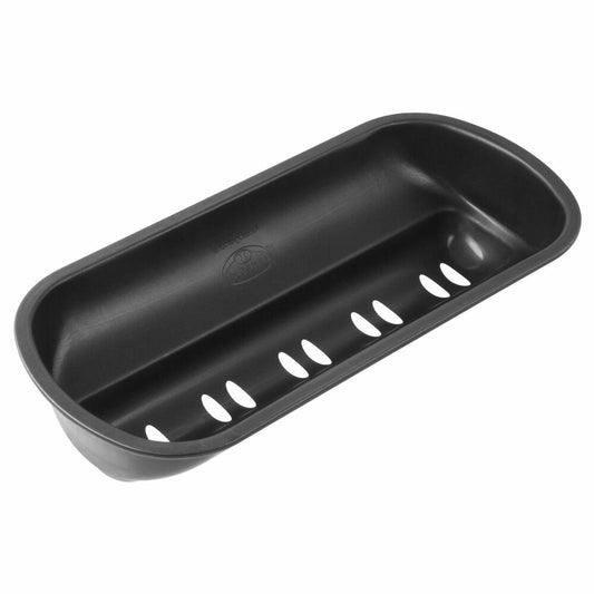 Dr. Oetker Tradition Stollenbackform, Stollenback Form, Backform, Kuchenform, Stahlblech Antihaft-Beschichtet, Schwarz, 31 cm, 1448