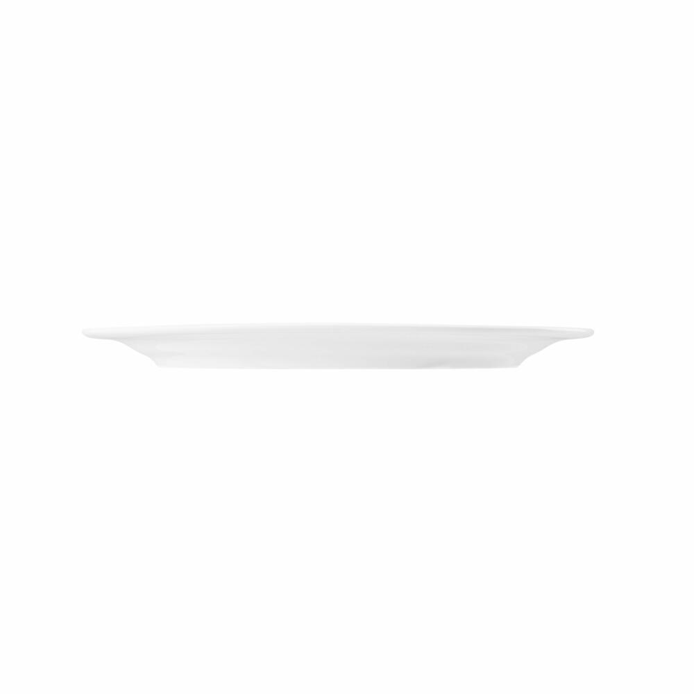 Seltmann Weiden Beat Serving Plate Narrow, Serving Plate, Plate, Porcelain, White, 25 x 18 cm, 001.751368