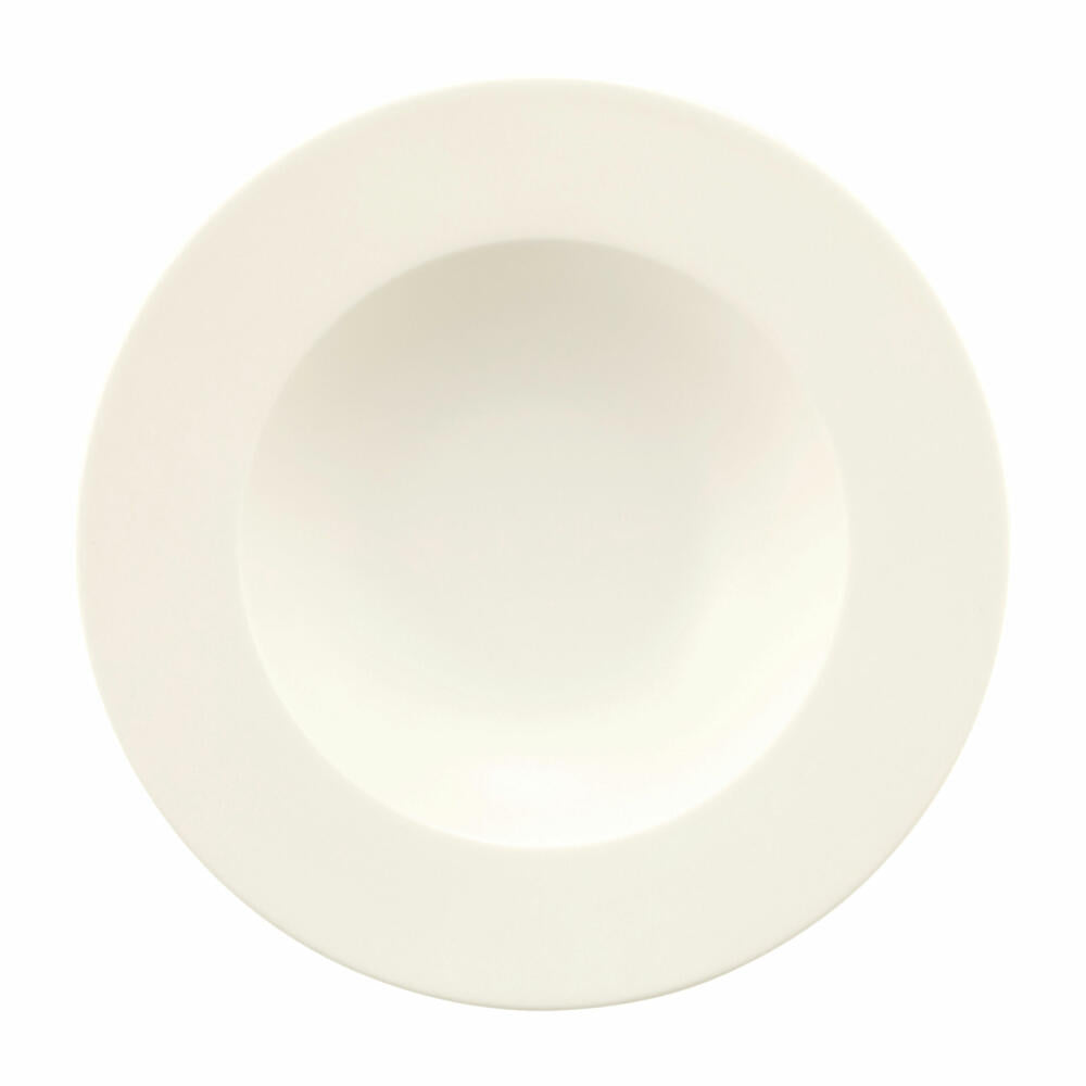 Seltmann Weiden Zoé Fine Diamond soup plate, plate, porcelain, plain, Ø 23.7 cm, 001.746250