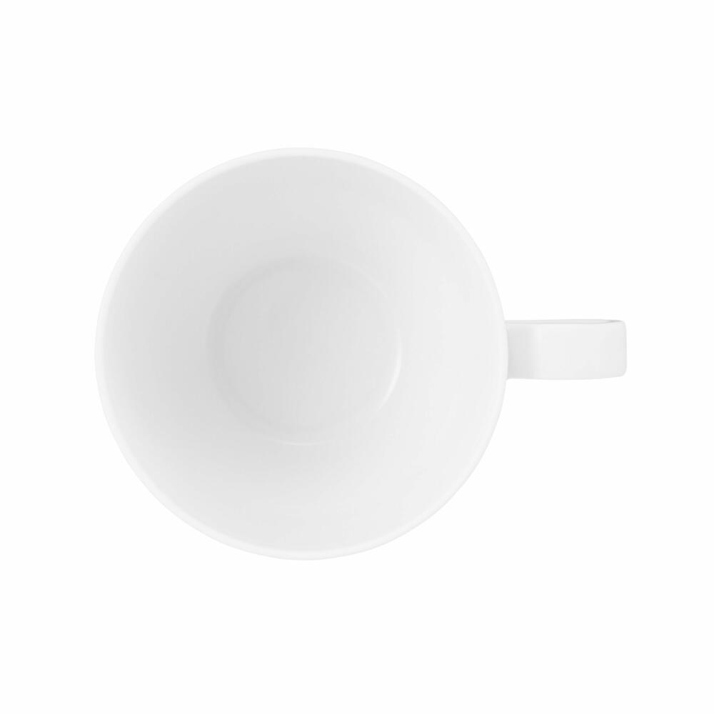 Seltmann Weiden Beat Kaffeeobertasse, Kaffeetasse, Kaffee Tasse, Teetasse, Porzellan, Weiß, 260 ml, 001.751341