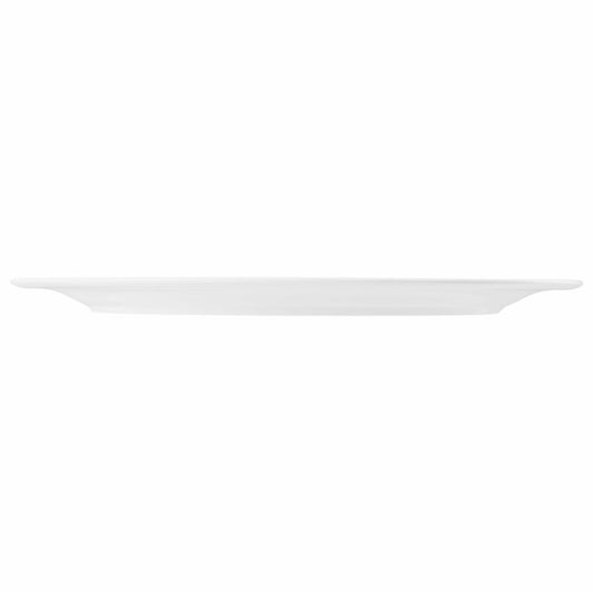 Seltmann Weiden Beat Servierplatte Oval, Servierteller, Platte, Porzellan, Weiß, 35 x 28 cm, 001.751367