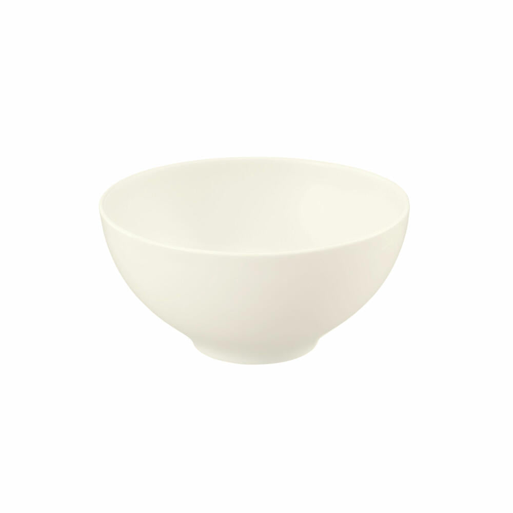 Seltmann Weiden Zoé Fine Diamond Bowl Round, Bowl, Porcelain, Cream Uni, Ø 15.7 cm, 001.746252