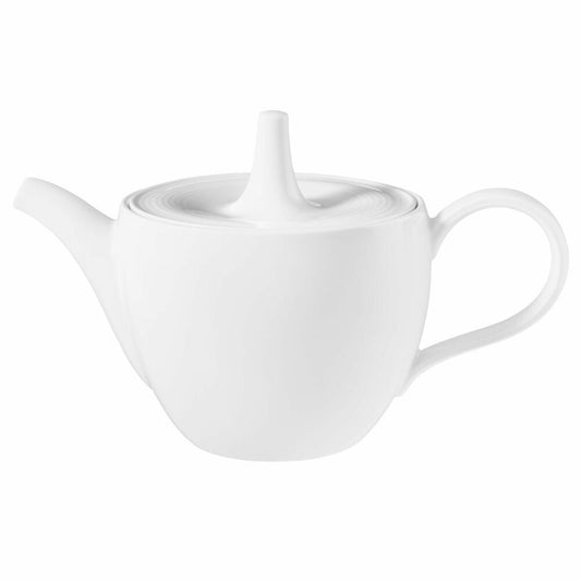 Seltmann Weiden Beat Kanne, Teekanne, Kaffeekanne, Porzellankanne, Porzellan, Weiß, 1.3 L, 001.751334