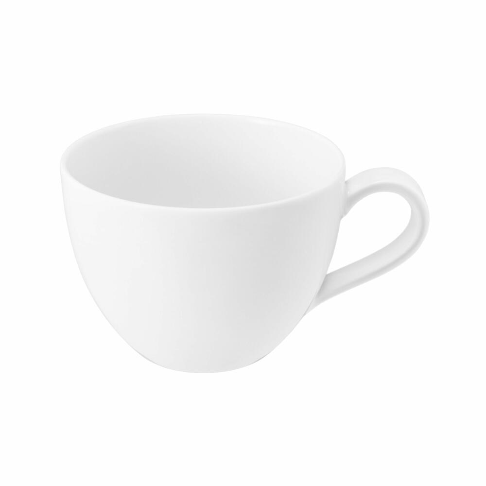 Seltmann Weiden Beat Kaffeeobertasse, Kaffeetasse, Kaffee Tasse, Teetasse, Porzellan, Weiß, 260 ml, 001.751341