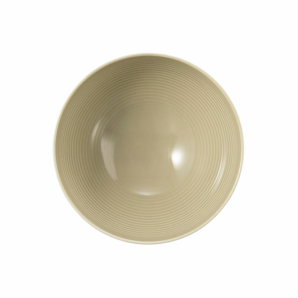 Seltmann Weiden Beat Sandbeige Schüssel Rund, Schale, Müslischüssel, Suppenschüssel, Porzellan, Beige, Ø 15.5 cm, 001.751305
