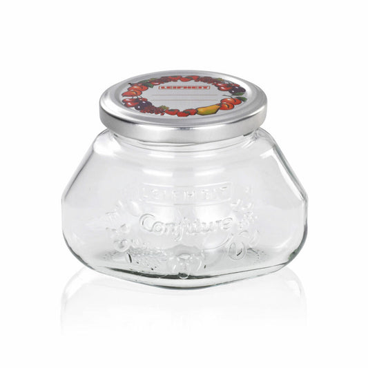 Leifheit jelly jar, jam jar, preserving jar, glass, 0.25 L, 36003