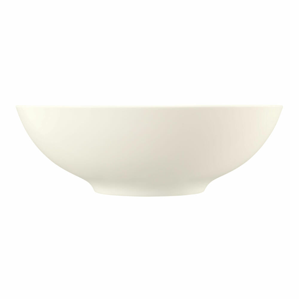 Seltmann Weiden Zoé Fine Diamond Bowl Round, Bowl, Porcelain, Cream Uni, Ø 30.4 cm, 001.746254