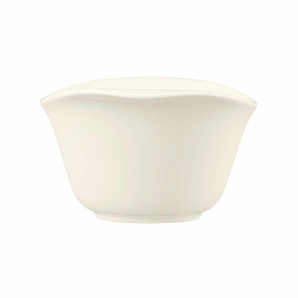 Seltmann Weiden Zoé Fine Diamond Eventbowl Oval, bowl, dish, porcelain, cream plain, 380 ml, 001.746251