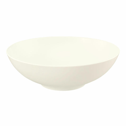 Seltmann Weiden Zoé Fine Diamond Schüssel Rund, Schale, Porzellan, Creme Uni, Ø 30.4 cm, 001.746254