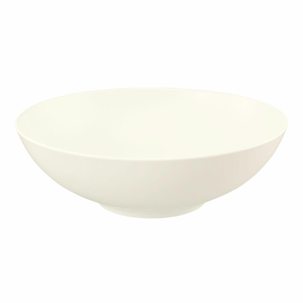 Seltmann Weiden Zoé Fine Diamond Bowl Round, Bowl, Porcelain, Cream Uni, Ø 30.4 cm, 001.746254