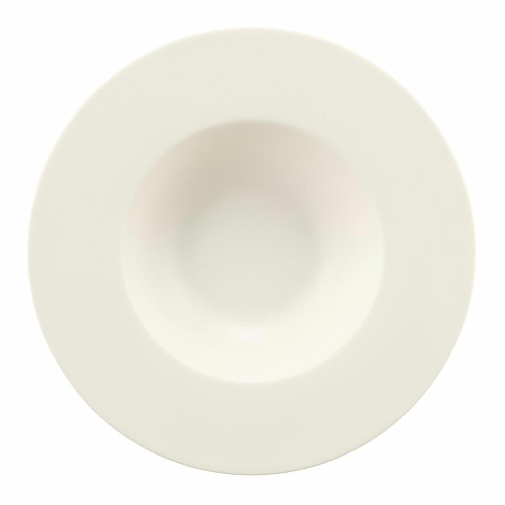 Seltmann Weiden Zoé Fine Diamond pasta plate, dinner plate, plate, porcelain, plain, Ø 26.1 cm, 001.746256