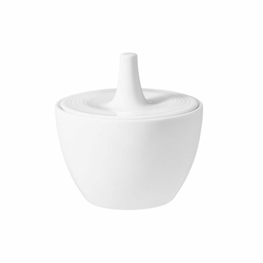 Seltmann Weiden Beat Zuckerdose, Zucker Dose, Zuckerbehälter, Porzellan, Weiß, 270 ml, 001.751337