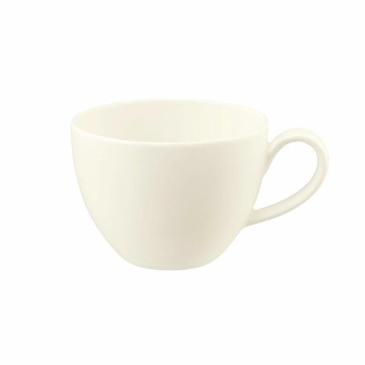 Seltmann Weiden Zoé Fine Diamond Kaffeeobertasse, Kaffeetasse, Kaffee Tasse, Porzellan, Creme, 260 ml, 001.746273