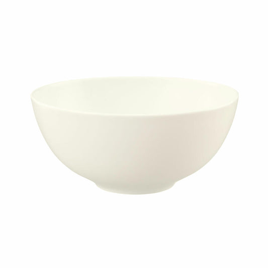 Seltmann Weiden Zoé Fine Diamond Schüssel Rund, Schale, Porzellan, Creme Uni, Ø 21.3 cm, 001.746253