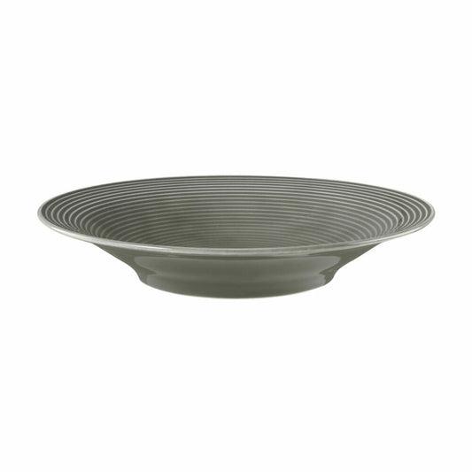 Seltmann Weiden Beat Perlgrau Suppenteller Rund, Essteller, Tiefer Teller, Porzellan, Grau, Ø 22.5 cm, 001.751320