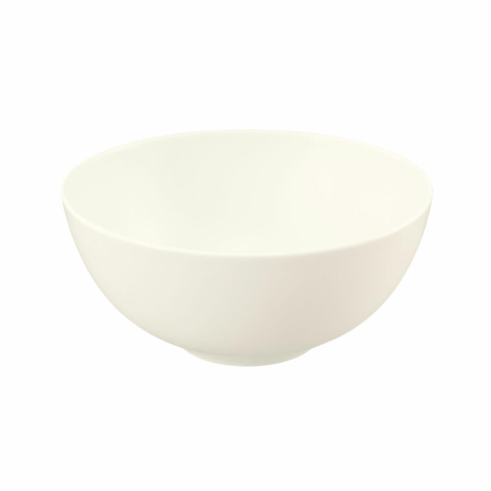 Seltmann Weiden Zoé Fine Diamond Bowl Round, Bowl, Porcelain, Cream Uni, Ø 21.3 cm, 001.746253
