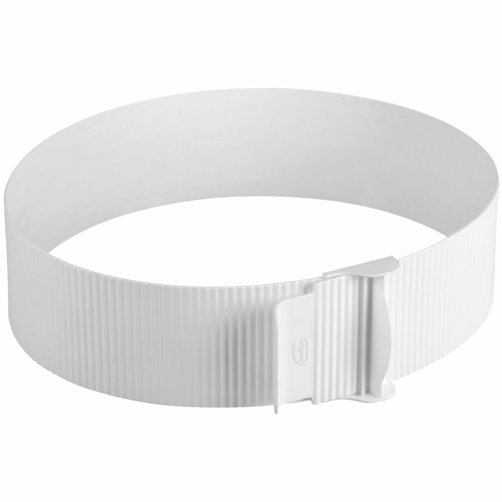 Dr. Oetker Kitchen Tools Classic cake ring, cake ring, cake mold, plastic PP, white, 15-30 cm, 1653