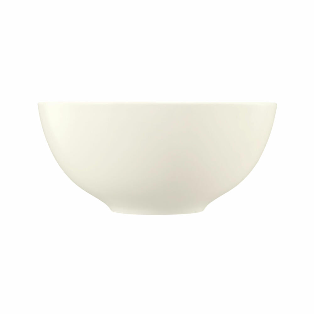Seltmann Weiden Zoé Fine Diamond Bowl Round, Bowl, Porcelain, Cream Uni, Ø 21.3 cm, 001.746253