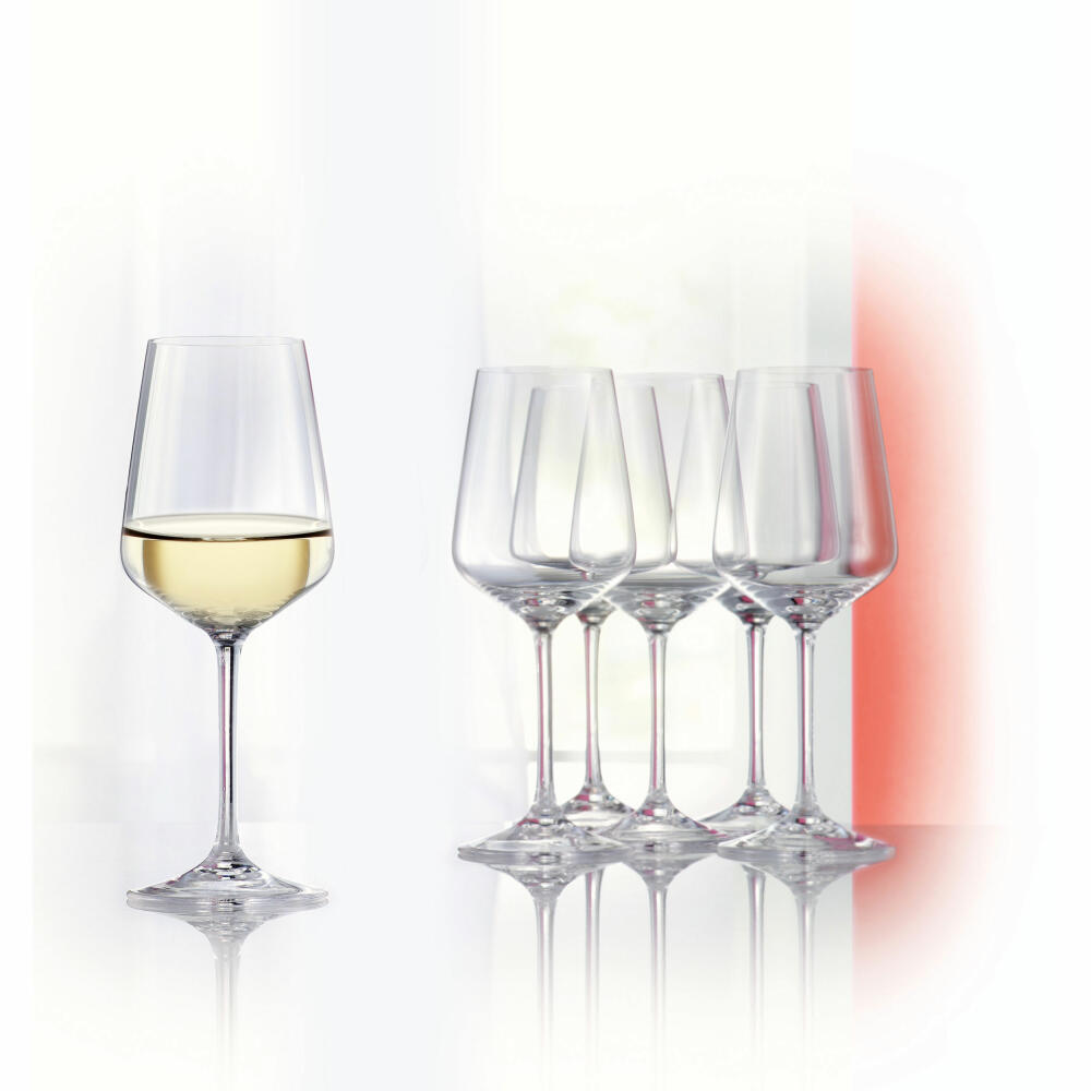 Spiegelau Style Weißweinglas, 4er Set, Weinglas, Weißweinkelch, Weinkelch, Kristallglas, 440 ml, 4670182