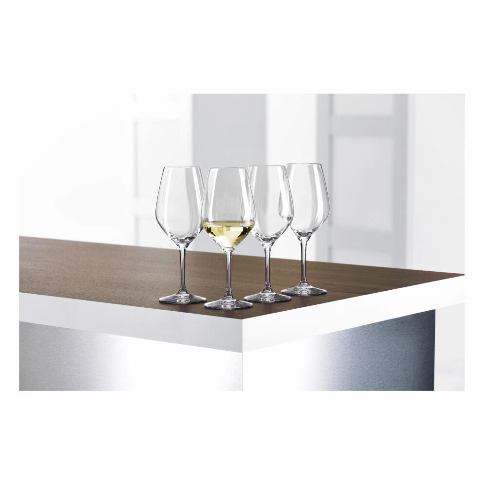 Spiegelau Authentis Weißweinglas, 4er Set, Weinglas, Glas, Kristallglas, 420 ml, 4400182