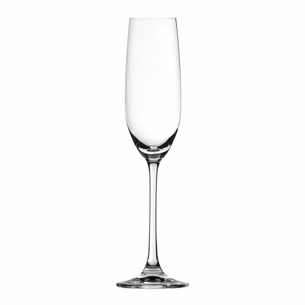 Spiegelau Salute Champagnerflöte, 4er Set, Sektglas, Sekt Glas, Proseccoglas, Champagnerglas, Kristallglas, 210 ml, 4720175