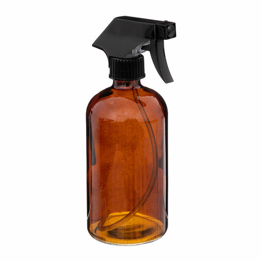 5five Simply Smart Spray Dispenser, Spray Bottle, Glass, Plastic, Brown, 450 ml, 174713