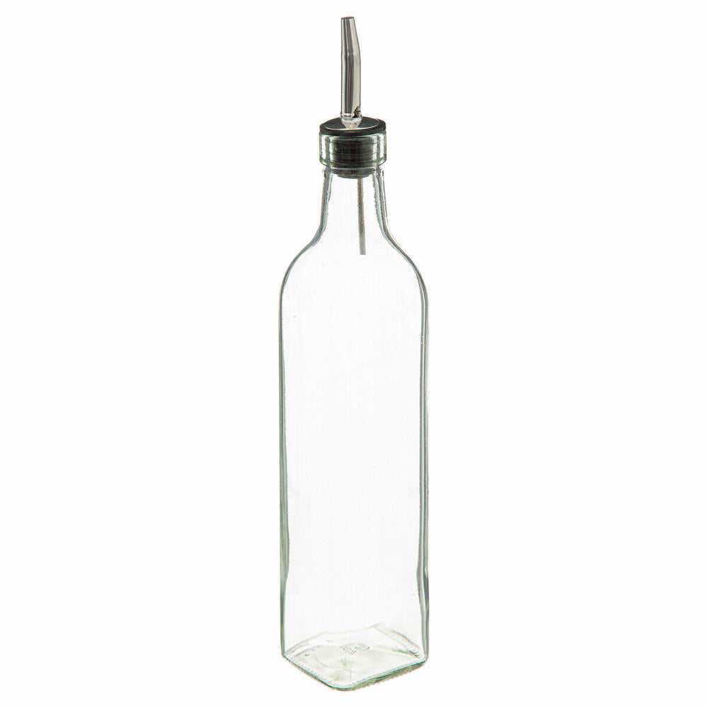 5Five Simply Smart Essig- und Ölmenagerie mit 2 Spenderflaschen, Glas, Bambus, 480 ml, 181823