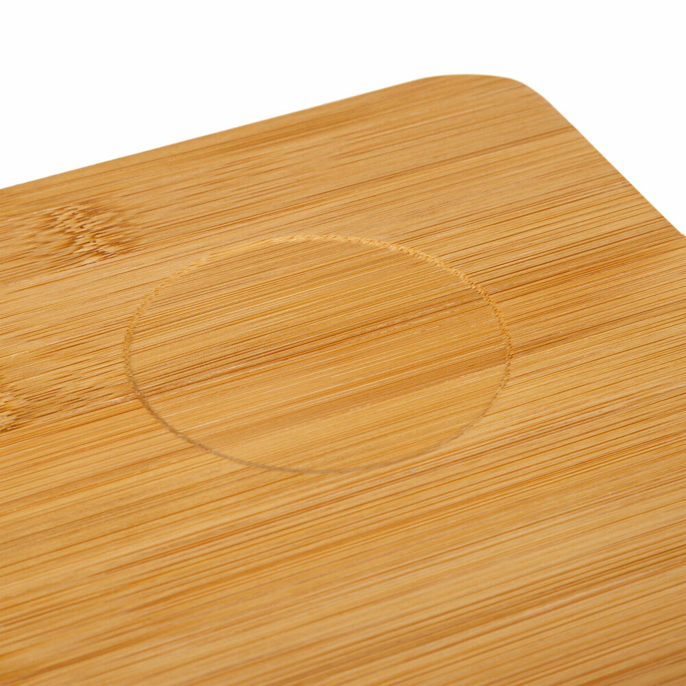 5five Simply Smart serving tray with fold-out legs, cutting board, writing pad, bamboo, 54 x 34 cm, 179717