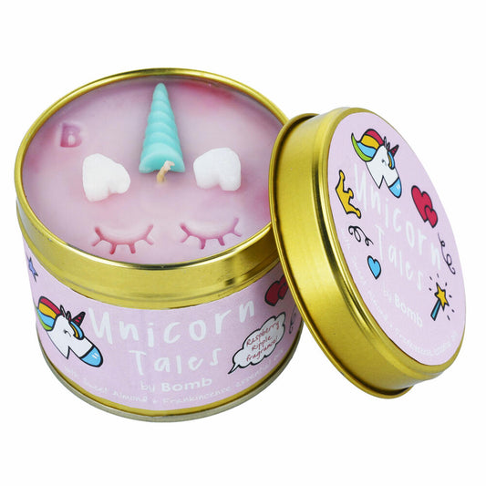 Bomb Cosmetics Duftkerze Scent Stories in Dose Unicorn Tales, Dosenkerze, Rosa, PUNITAL04