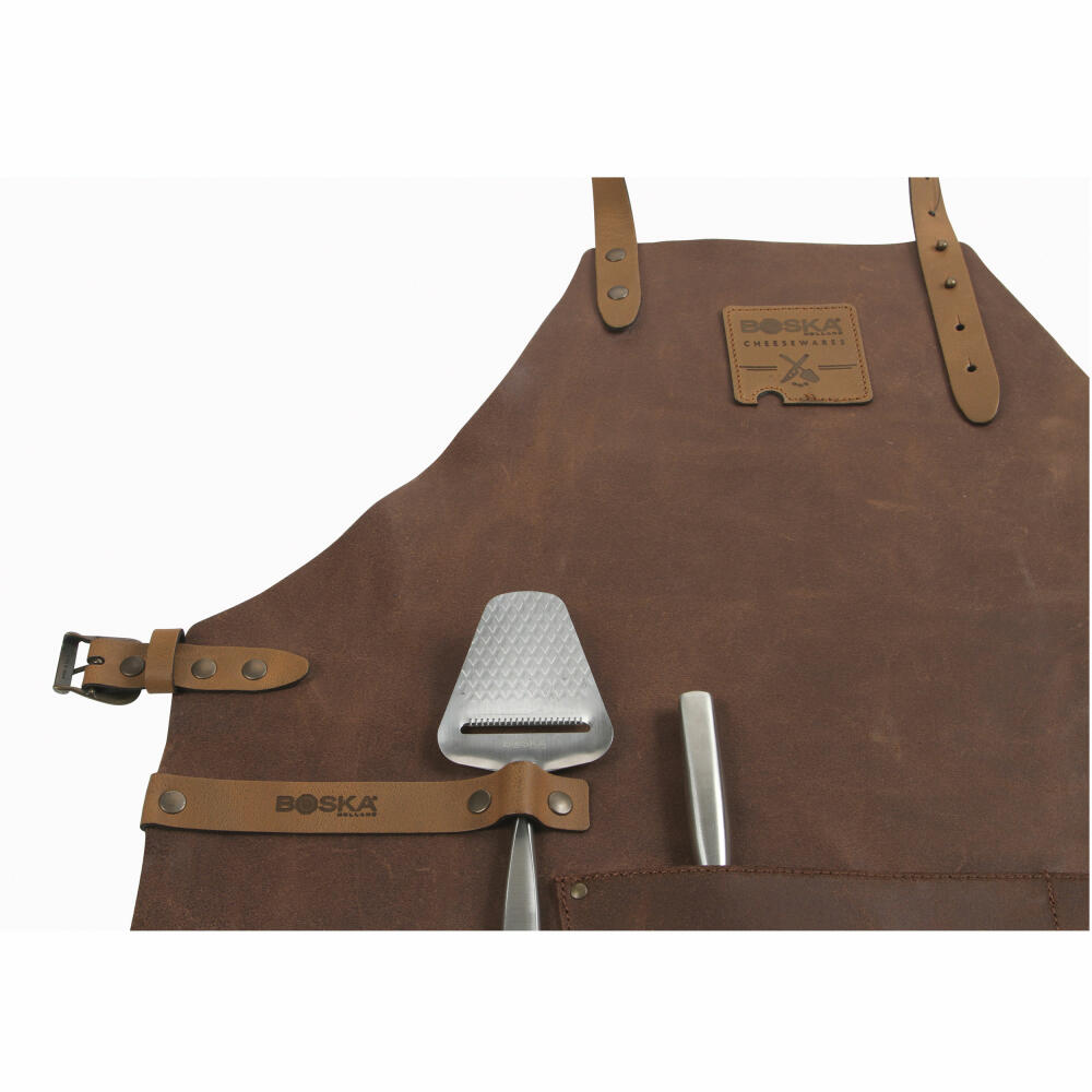 Boska Mr. Smith Culinary Apron, Kitchen Helper, Cooking Apron, Grill Apron, Brown, 85 cm, 955050