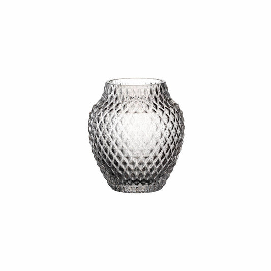 Leonardo table vase POESIA, decorative vase, glass vase, soda-lime glass, gray, 11 cm, 018669