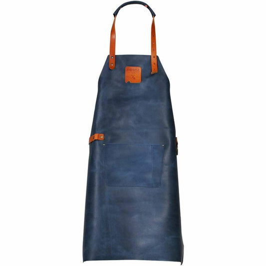 Boska Mr. Smith Kulinarische Schürze, Küchenhelfer, Kochschürze, Grillschürze, Blau, 85 cm, 955054