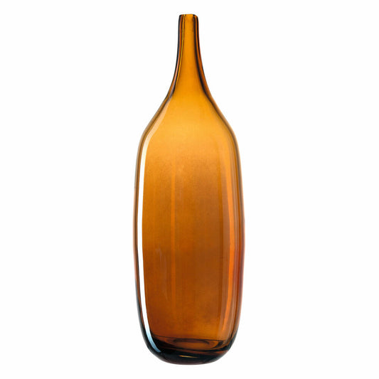 Leonardo vase LUCENTE, decorative vase, glass vase, soda-lime glass, amber, 46 cm, 020821