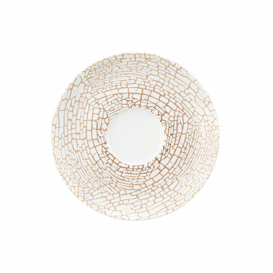 Seltmann Weiden Liberty combination saucer, underplate, porcelain, craquelure, Ø 16.1 cm, 001.764219