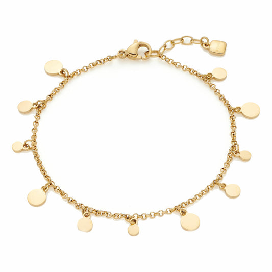 Leonardo Jewels Armband Rica Ciao, Armschmuck, Modeschmuck, Edelstahl IP gold, 018785