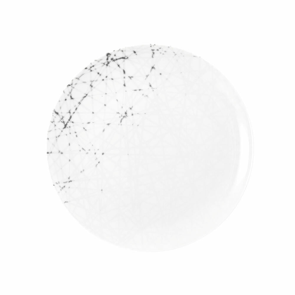 Seltmann Weiden Liberty breakfast plate, plate, cake plate, porcelain, brace, Ø 22.7 cm, 001.764237