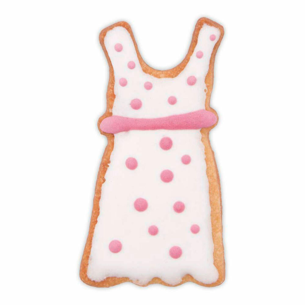 Städter embossed cookie cutter dress, cookie cutter, cookie mold, biscuit, cookies, stainless steel, 7.5 cm, 200302