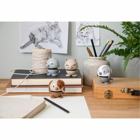 Hoptimist Small Lambert, Wackelfigur, Lamm Wackel Figur, Ostern, Dekoidee, Dekoration, Kunststoff, Latte, H 7 cm, 26185