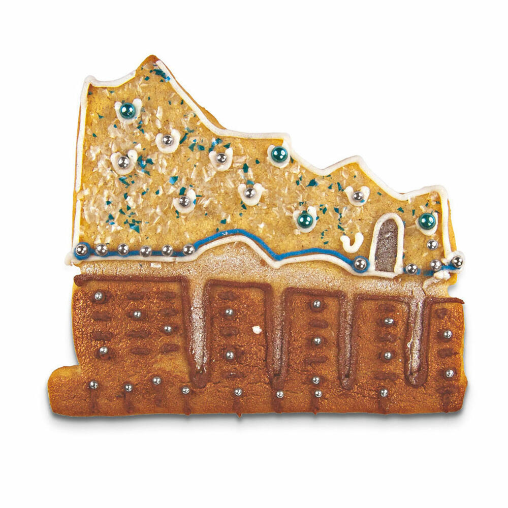 Städter Präge-Ausstecher Elbphilharmonie Hamburg, Ausstechform, Plätzchenform, Keks, Plätzchen, Edelstahl, 12.5 cm, 200791