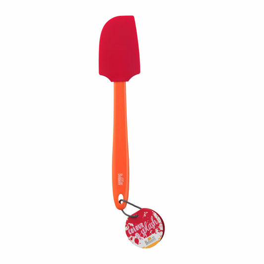 Birkmann dough scraper Colour Splash, kitchen scraper, scraper, silicone head with plastic handle, red, 29 cm, 421622