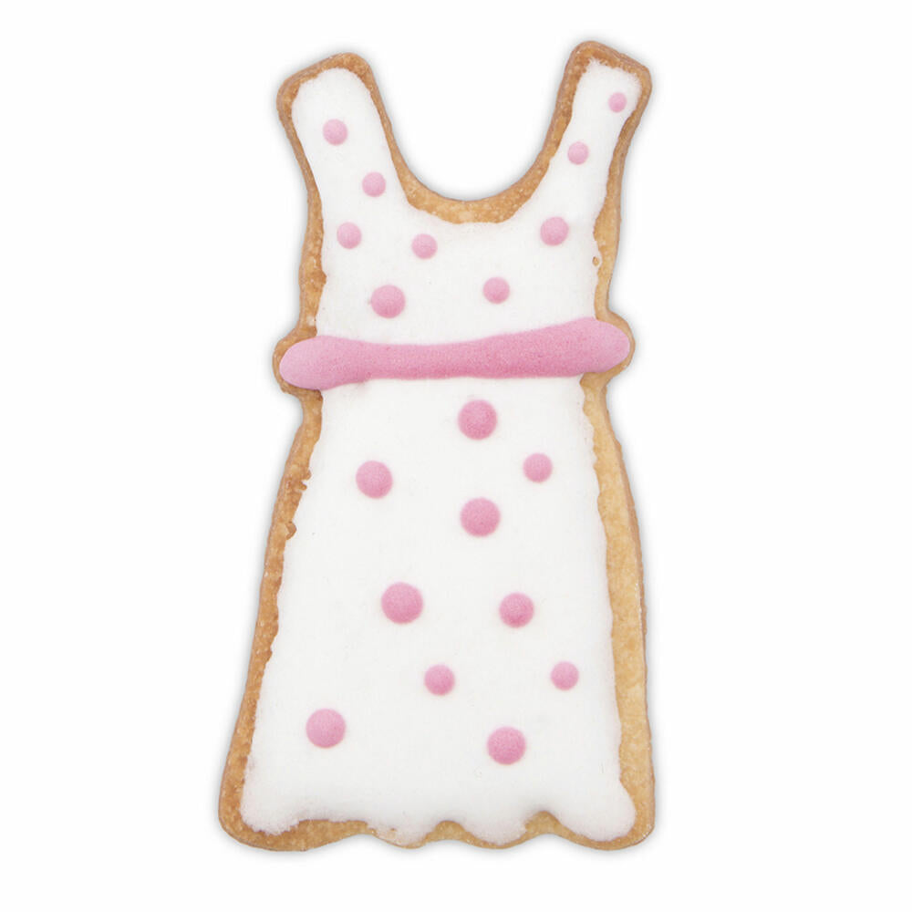 Städter embossed cookie cutter dress, cookie cutter, cookie mold, biscuit, cookies, stainless steel, 7.5 cm, 200302