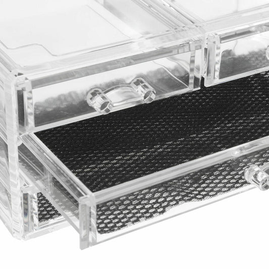 5five Simply Smart Schmuckbox Selena mit 4 Schubladen, Schmuckaufbewahrung, Kunststoff, 23.8 x 15.3 x 10.8 cm, 155918