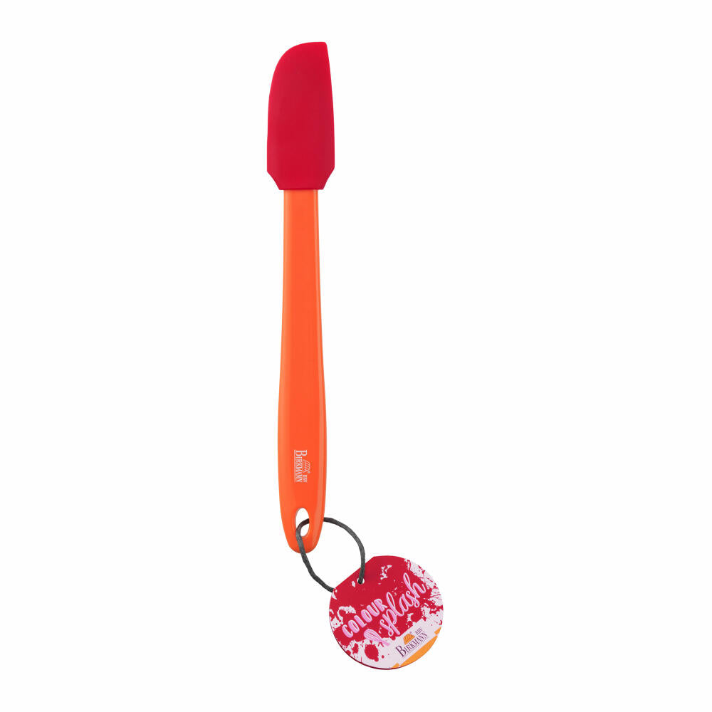 Birkmann Mini Dough Scraper Colour Splash, Kitchen Scraper, Scraper, Silicone Head with Plastic Handle, Red, 27 cm, 421738