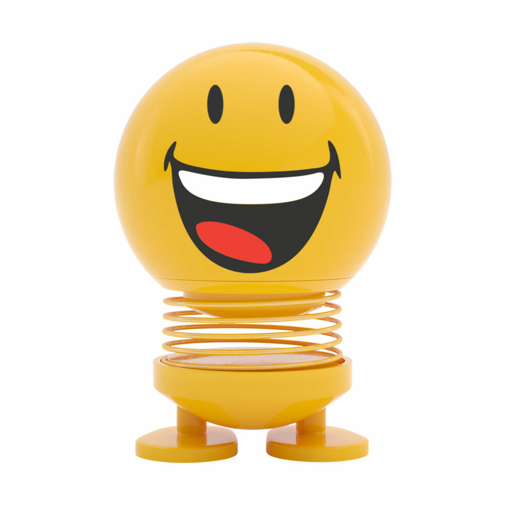 Hoptimist Baby Smiley Joy, Emoticon, Wackelfigur Spielidee, Kunststoff, Gelb, 26198