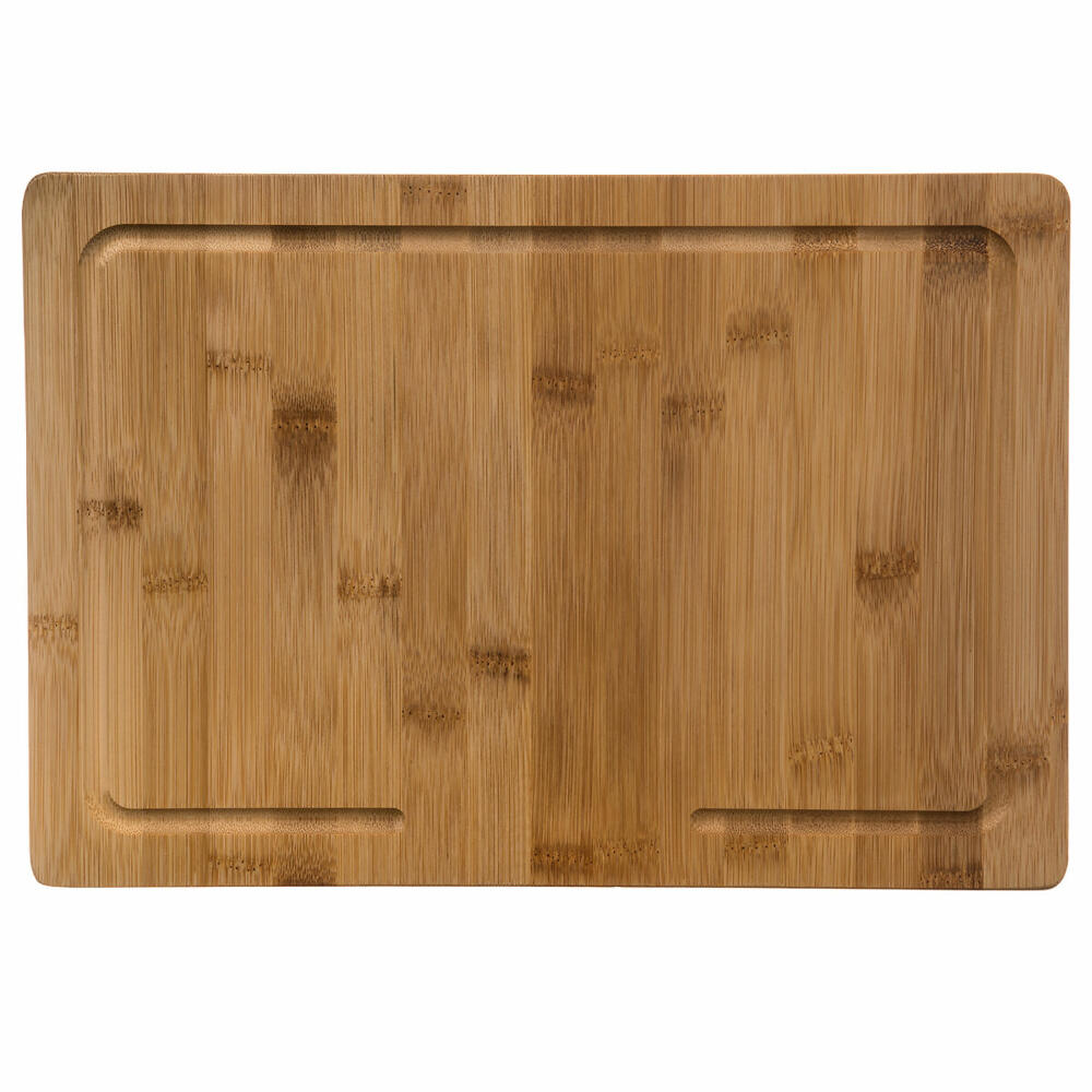 5five Simply Smart cutting board with edge support, kitchen board, bamboo, 35 x 24 cm, 151177