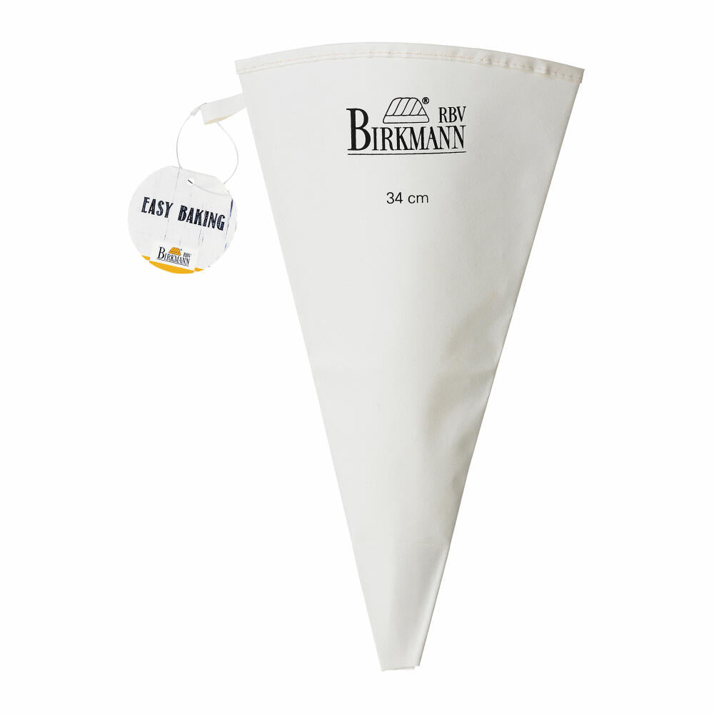 Birkmann Easy Baking piping bag, piping bag, baking accessories, welded from plastic-coated nylon, 34 cm, 412149