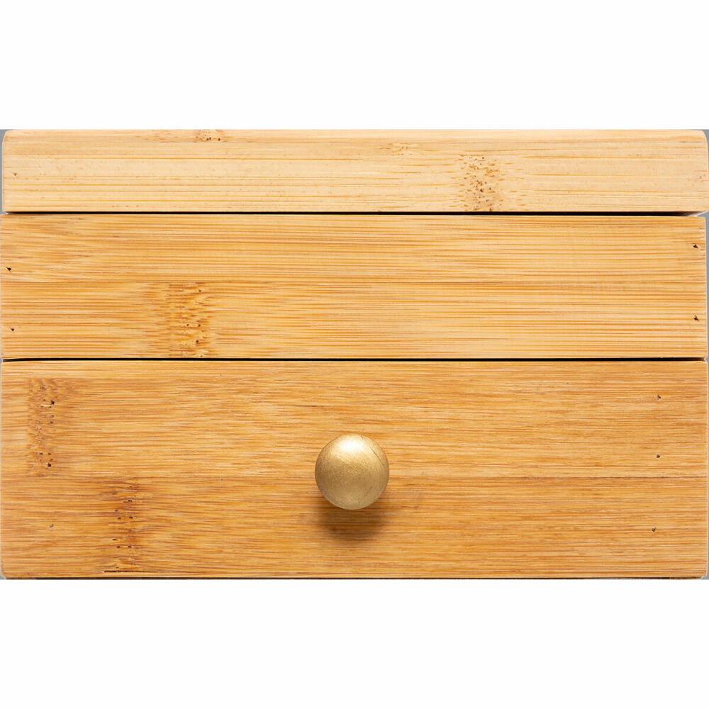 5five Simply Smart Jewelry Box with Drawer, Jewelry Box, Storage, Bamboo, Velvet, 161016